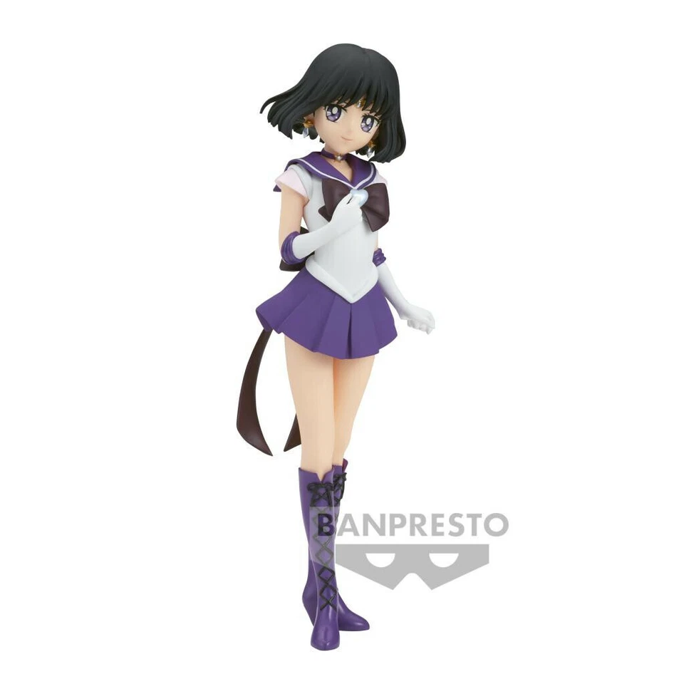 SAILOR MOON Eternal Glitter & Glamours Super Sailor Saturn Pvc Figure Banpresto - Photo 1/4
