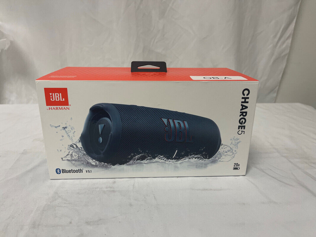 JBL Charge 5 Portable Wireless Bluetooth Speaker Blue JBL Charge 5 Portable Wireless Bluetooth Speaker Blue