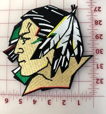Retired North Dakota Fighting Sioux patch 6 1/4" X 6 1/4"