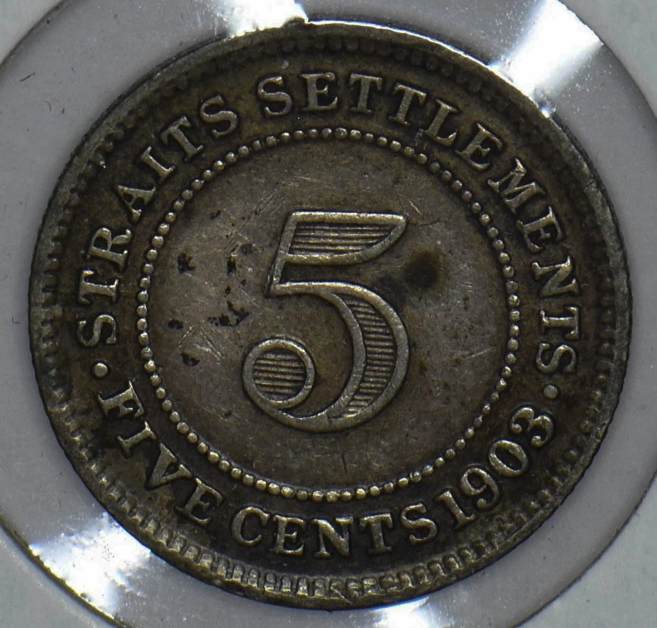 5 centavos Straits Settlements 1903 Eduardo VII 291123 envío combinado Foto 2 de 2
