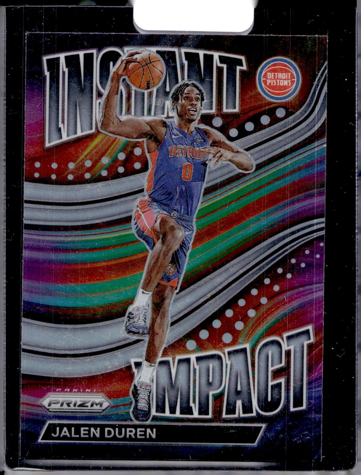 2022-23 Panini Prizm #10 Jalen Duren Instant Impact Prizms Silver