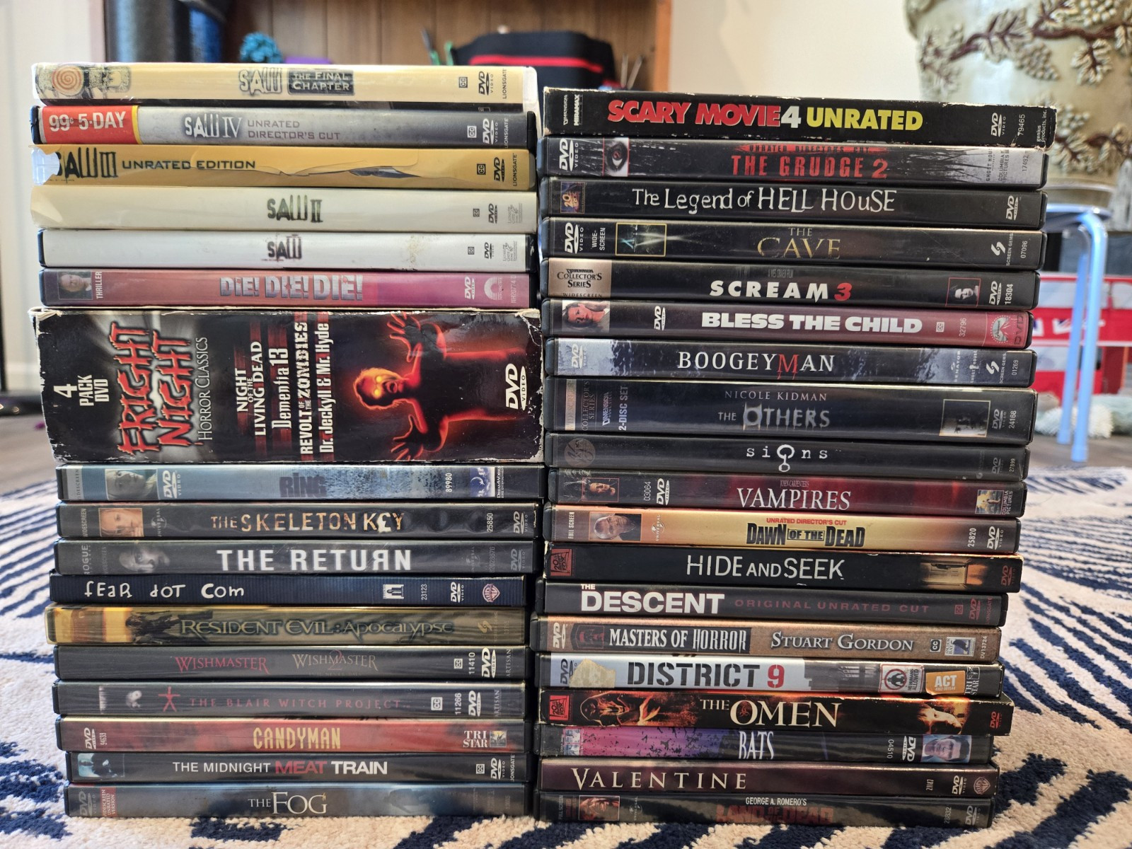 38 Wholesale Lot Of Horror DVDs Free Shipping Video DVD Cheap Hell House Others