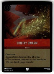 Disney Lorcana Firefly Swarm 130/204 Cold Foil Uncommon - The Wilds Unknown
