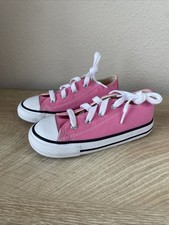 Converse Chuck Taylor All Star Ox 7J238 Sneakers Toddler US 9 Pink Casual Shoes