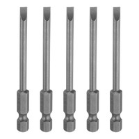 "5 StüCk SL4 Schlitzschraubendreher-Bits 4 Mm, Flachkopf-Schraubendreher-Bit, 3\""