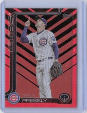 2025 Topps Update Ryan Pressly Holiday #US46 Chicago Cubs