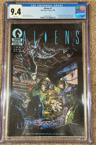 ALIENS #1 (1988) | CGC 9.4 | 1ST APPEARANCE OF ALIENS | DARK HORSE COMICS