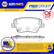 Brake Pads Set fits HYUNDAI i30 PD, PDE 1.4 Rear 2016 on Proformer Quality