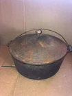 ANTIQUE WAGNER WARE SIDNEY "0" ROUND ROASTER #10 CAST IRON WHISTLE TOP RARE