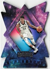 2017 Panini Contenders Giannis Antetokounmpo Superstar Die Cuts #2 Bucks