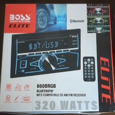 Boss Audio Systems 660BRGB Car Stereo with Bluetooth and CD Player