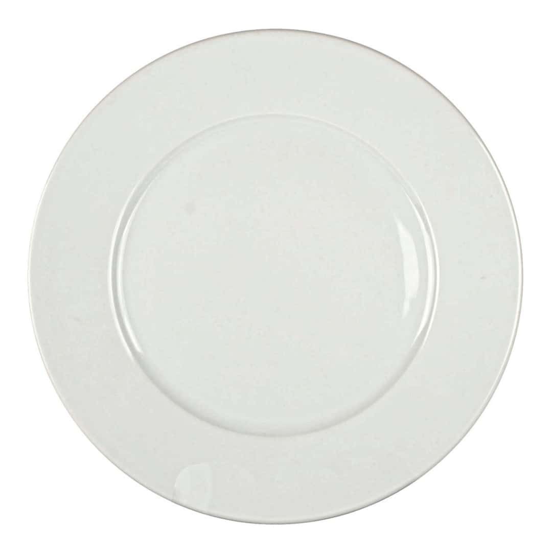 Set Of 12 Dinner Plates Pear White 27 Cm Porcelain Kutahya | Restaurant Service