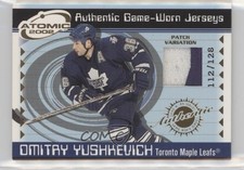 2001-02 Pacific Atomic Game-Worn Jerseys /128 Dmitri Yushkevich #49 Patch 2d8