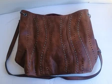 VONMAY Purses for Women Vegan Leather Handbags Large Ladies Studs Hobo Coffee 