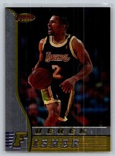 1996-97 Bowman's Best Basketball #R15 Derek Fisher RC - VG - Los Angeles Lakers