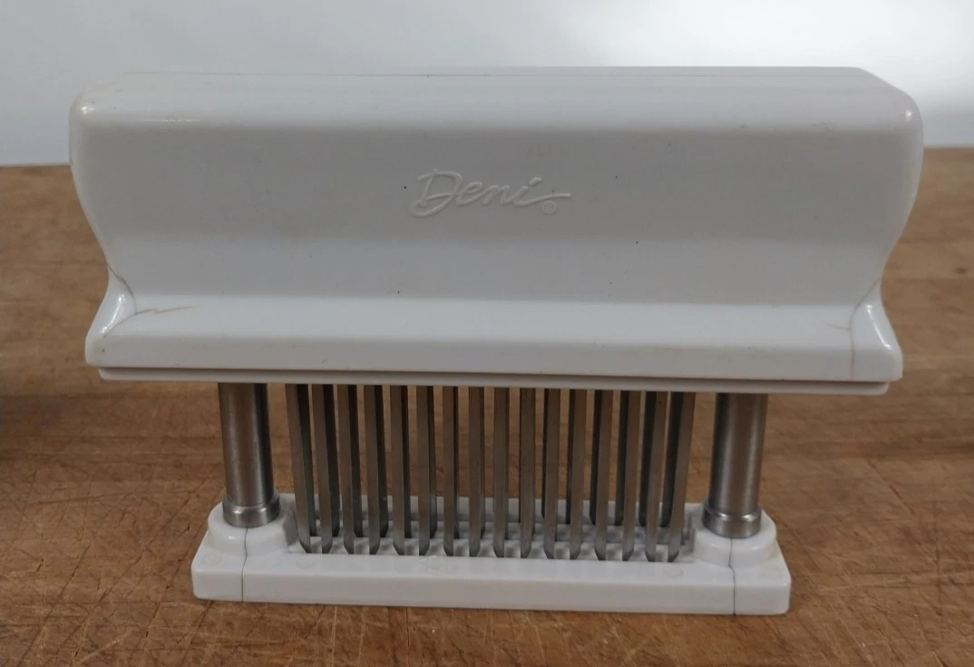 Jaccard 48 Blade Meat Tenderizer White Tan Handheld Kitchen Tool
Opens in a new window or tab