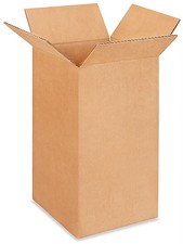 Pack of 25 8 X 8 X 14 Corrugated Boxes