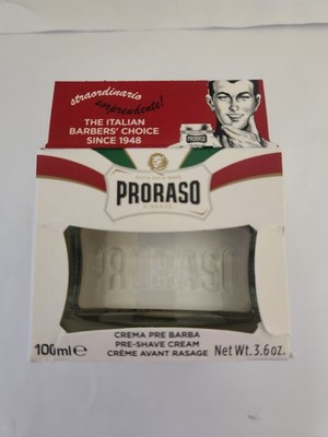 Proraso White Pre/Post Shave Cream Sensitive Skin 100ml / 3.6 fl. oz.