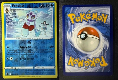 FROSLASS 043/195 SILVER TEMPEST REVERSE HOLO POKEMON NEAR MINT