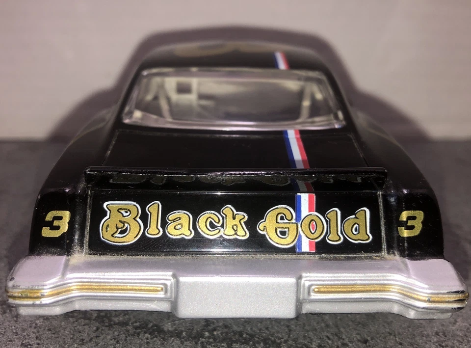 Action 1/24 #3 RICHARD CHILDRESS BLACK GOLD CLEAR WINDOW OLDSMOBILE CUTLASS - Image 4 of 4
