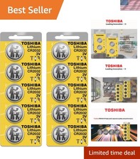 CR2032 3 Volt Lithium Coin Battery 10 Batteries