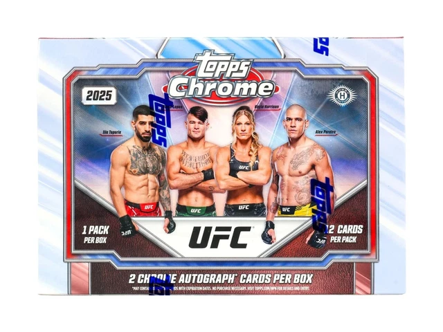 2025 TOPPS CHROME UFC BREAKER DELIGHT BOX - Rip + Ship