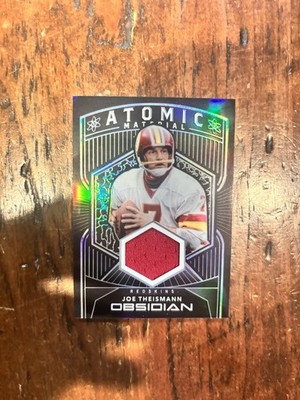 2020 Panini Obsidian Atomic Materials Joe Theismann Relic /50