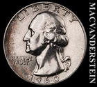 1960 Silver Washington Quarter - Scarce  Better Date  No Reserve  #K1160