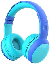 Kids Bluetooth Headphones, Over-Ear Toddler Headphones with Microphone, 85dB/...
