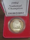 1 troy oz 1994 nebraska cornhuskers national championship