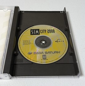 SimCity 2000 (Sega Saturn, 1995) Tested W/reg Card