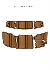2000 Bryant 196 LTD Swim Platform Boat EVA Foam Faux Teak Deck Floor Mat Pad