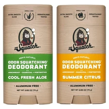 Natural Deodorant for Men - Odor-Squatching Aluminum Free - Summer Citrus  Co...