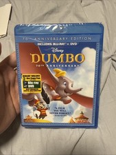 2011 Dumbo 70th Anniversary Edition 2-disc Blu-ray DVD Disney combo BRAND NEW