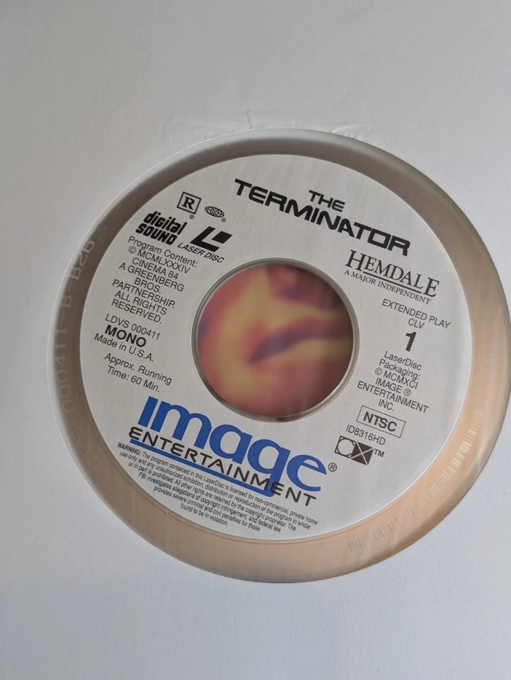 Terminator 1 & T2 Laser Disc LD Movie Lot Laserdisc Extended CAV Gatefold EX+ - Image 4 of 4