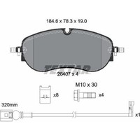 Textar 2640701 Bremsbelagsatz FüR VW Skoda Audi Enyaq ID 4 ID 5 ID ID 7 Q4 5AZ