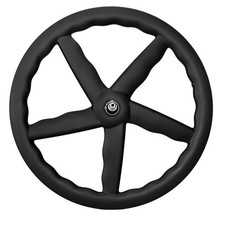 700C Wavy 5 Spokes Wheel Carbon Fiber Road Bicycle Wheels 28mm Width 55mm Depth