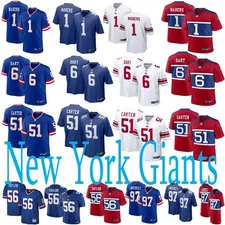 Men's Giants 2025 Player Game Stitched Jersey