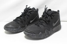 Nike Kyrie 4 Blackout Triple Black Colorway Youth Kids size 5Y Basketball