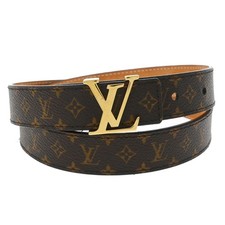 Louis Vuitton Monogram Ceinture LV cintura iniziale M9781W CT0124 #80/32 155979