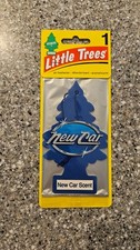 Little Trees Hanging Car and Home Air Freshener, New Car Scent - 3pack