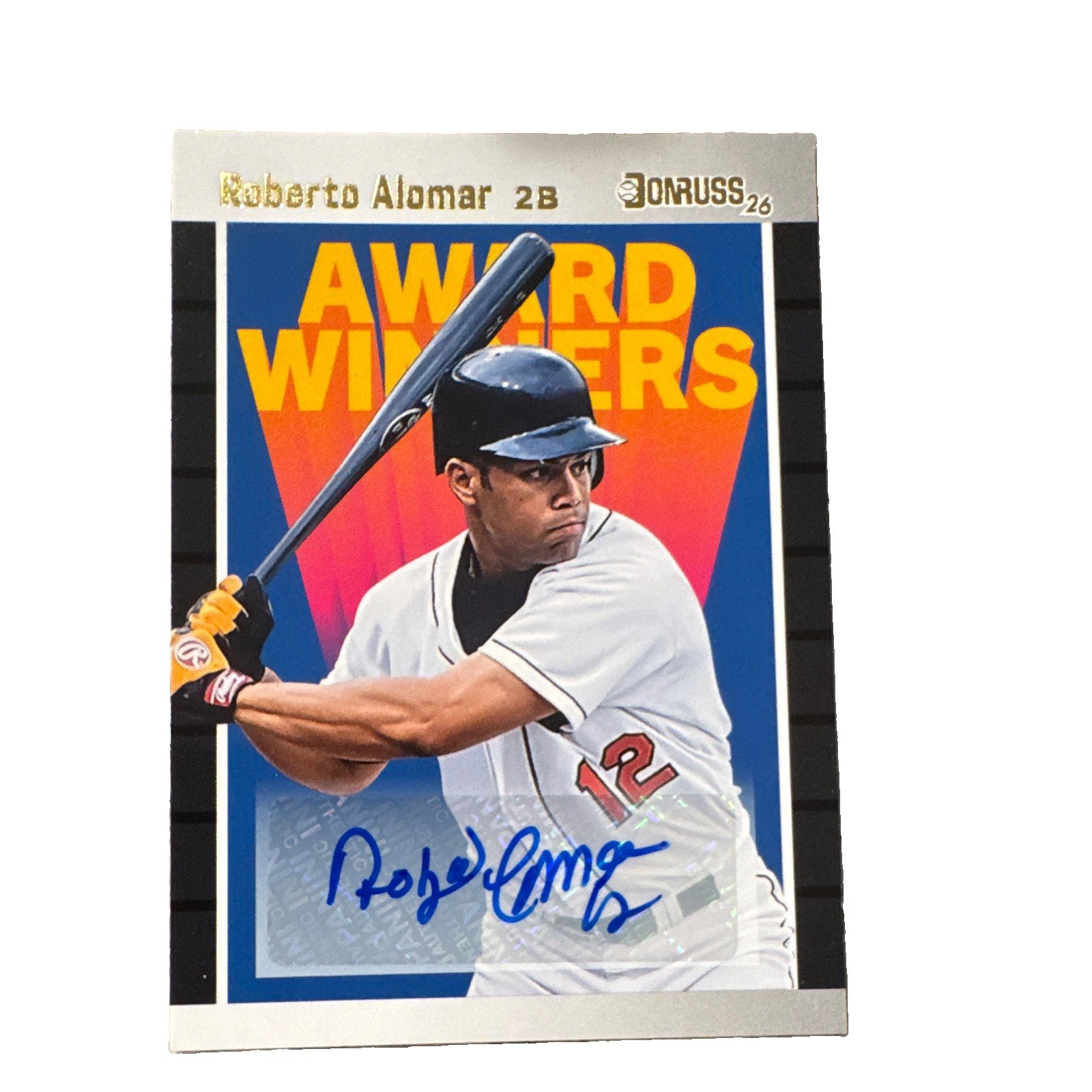 Panini Donruss 2026 Roberto Alomar Award Winners AW-RA Autographed Insert