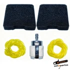 Fuel Air Filter Foam Line Hose Kits For Husqvarna 145BF 155BF 145BT 155BT Blower