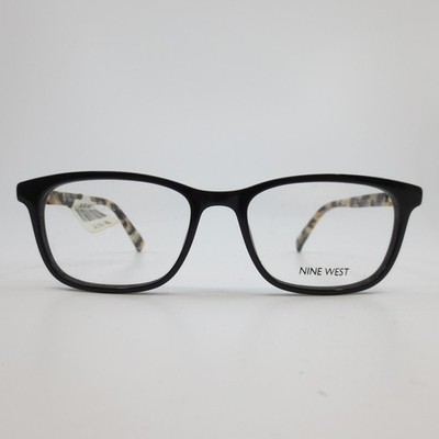 Nine West NW5142 Black Tortoise Rectangular Eyeglass Frames Women 53-17-135