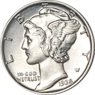 1938-P Mercury Dime