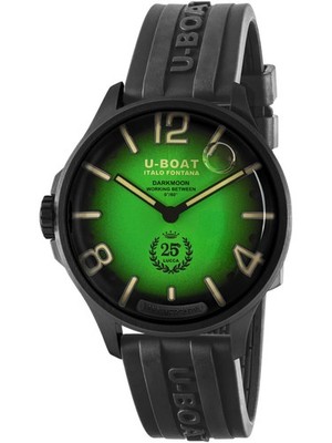 U-Boat 2030 Darkmoon Anniversary 46mm 5ATM Capsoil Quarz Herren Grün Schwarz