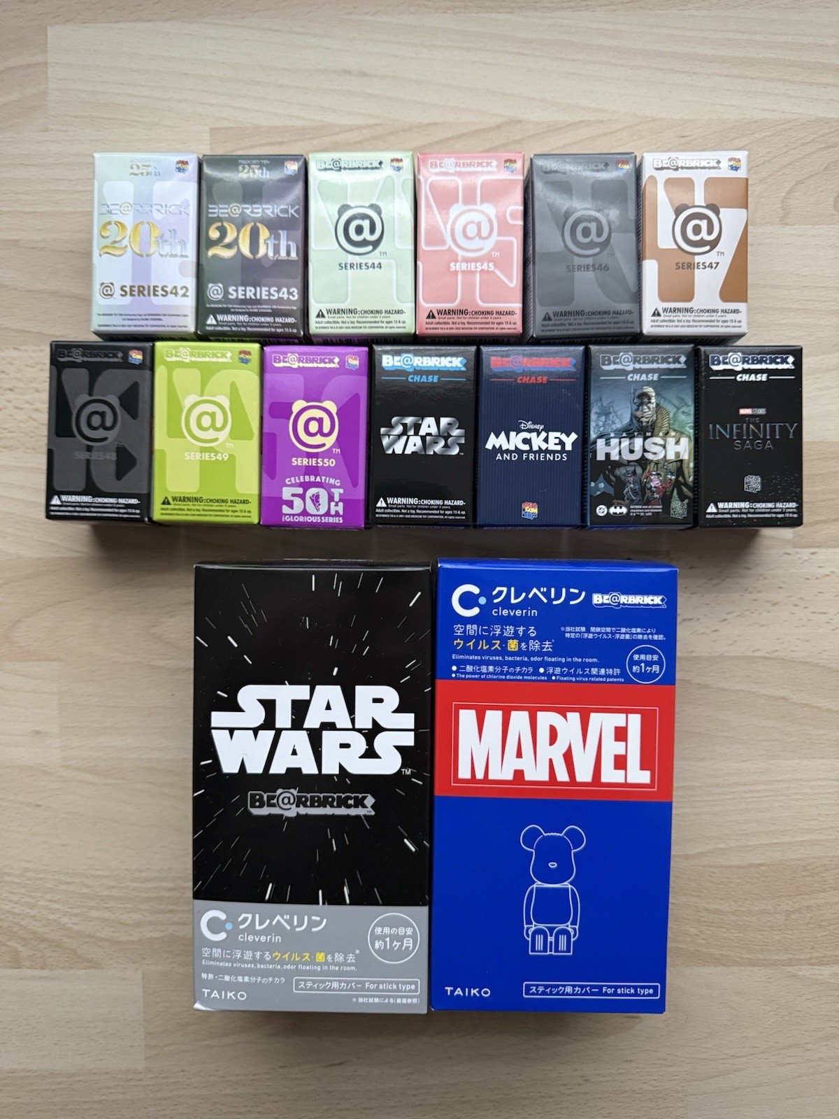 Bearbrick 100% Séries 42 à 50 figurines pour décoration de bureau moderne