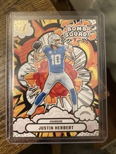 Justin Herbert 2025 Panini Donruss BOMB SQUAD 