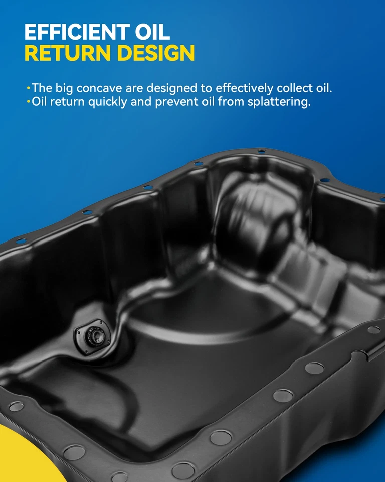 Engine Oil Pan for 2015-2020 Hyundai Elantra 2L 2015-2020 Hyundai Tucson 2L - Image 3 of 4