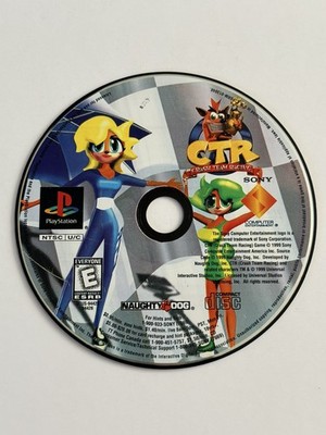 CTR Crash Team Racing (Sony PlayStation 1 PS1, 1999) Disc Only